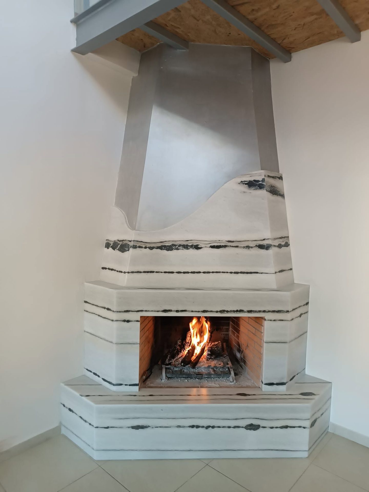 Custom fireplace