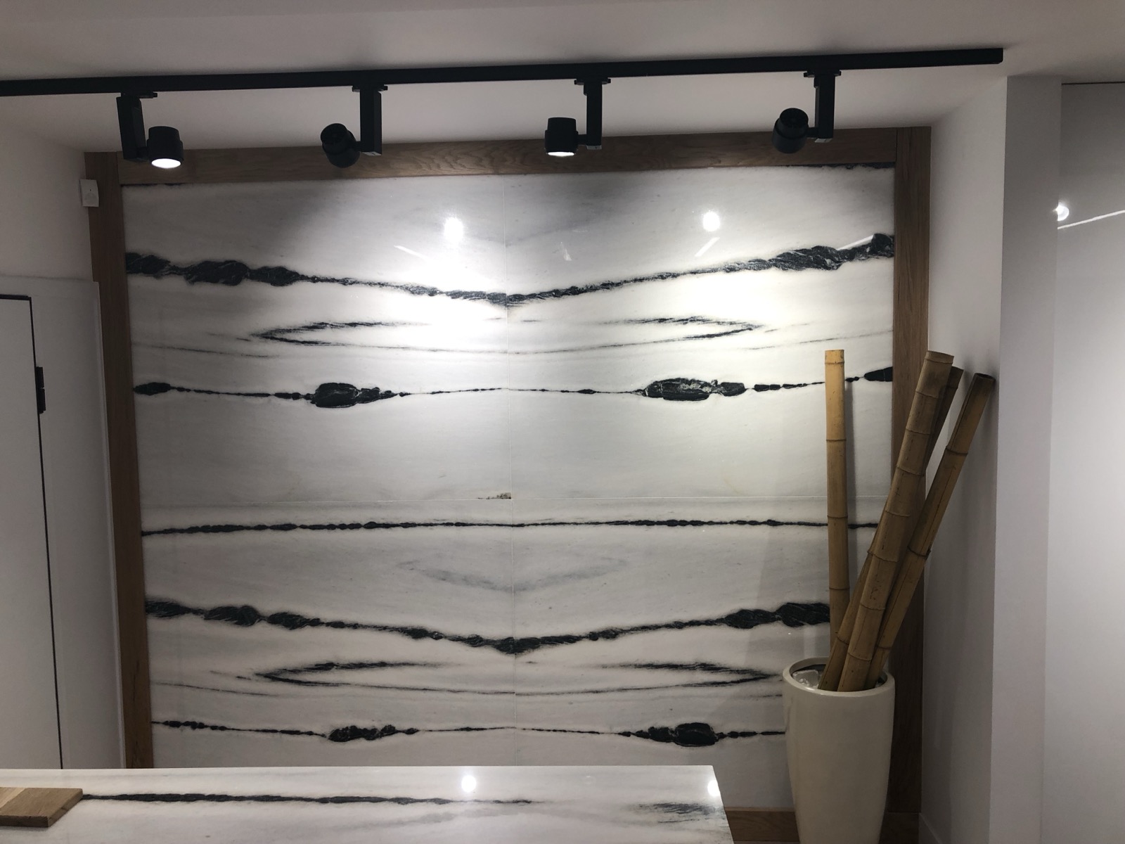 Book-matched wall panel